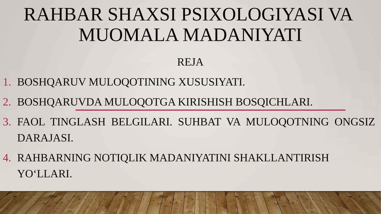 RAHBAR SHAXSI PSIXOLOGIYASI VA MUOMALA MADANIYATI 1