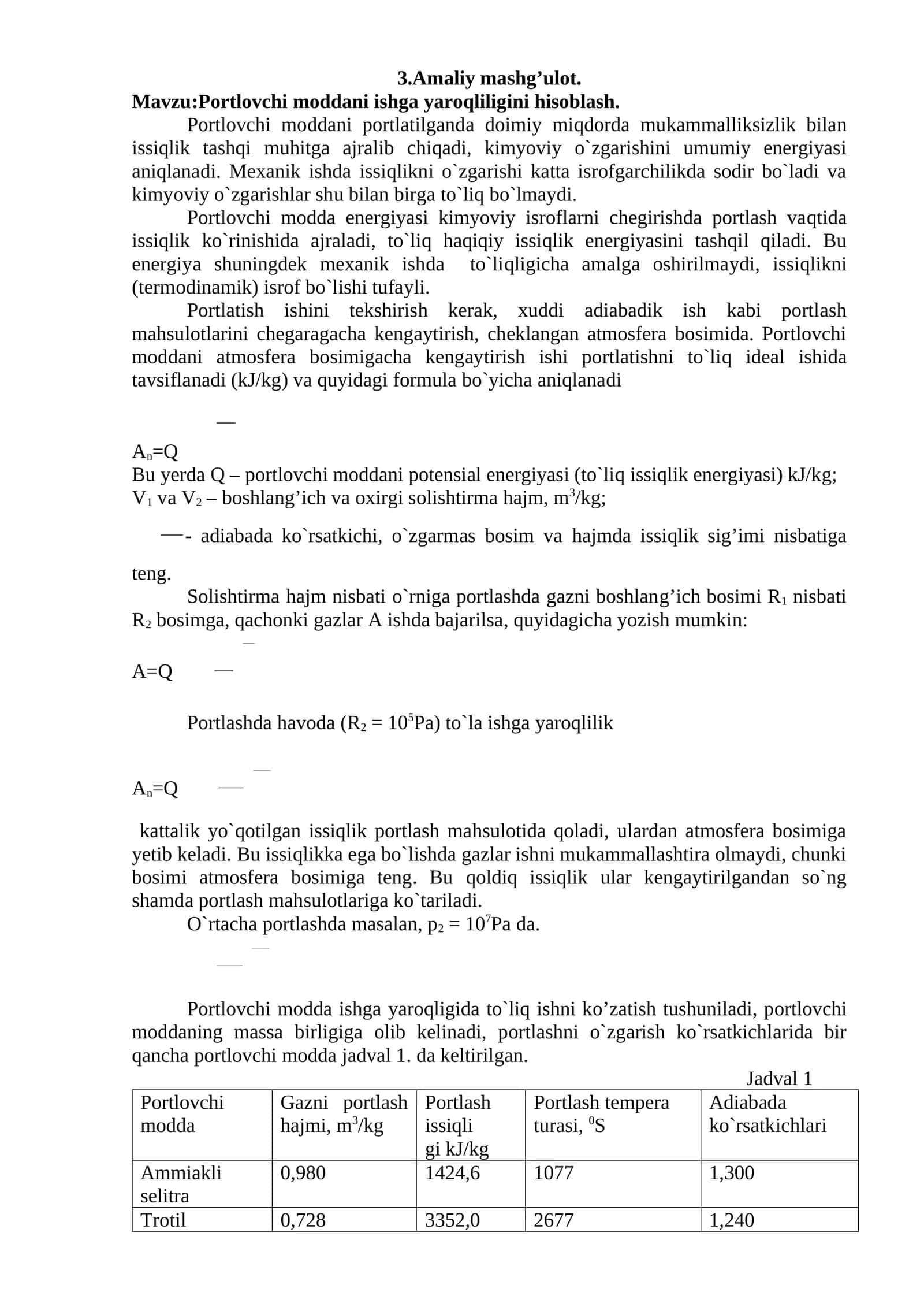 Pоrtlоvchi mоddа ishlab chiqаrish 1