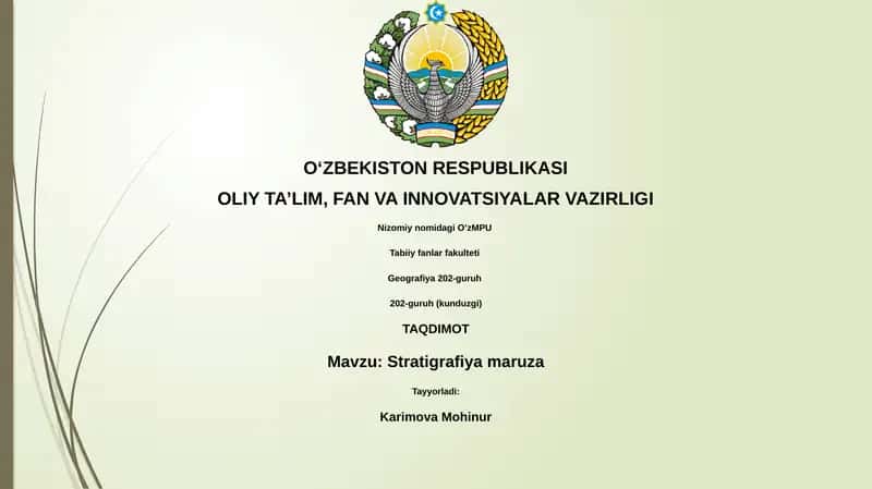 Stratigrafiya maruza 1