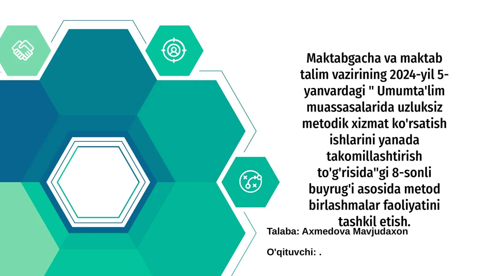 Buyruqning asosiy maqsadi va ahamiyati 1
