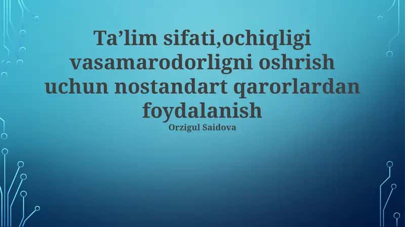 Ta'limda ijtimoiy tarmoqlar 1