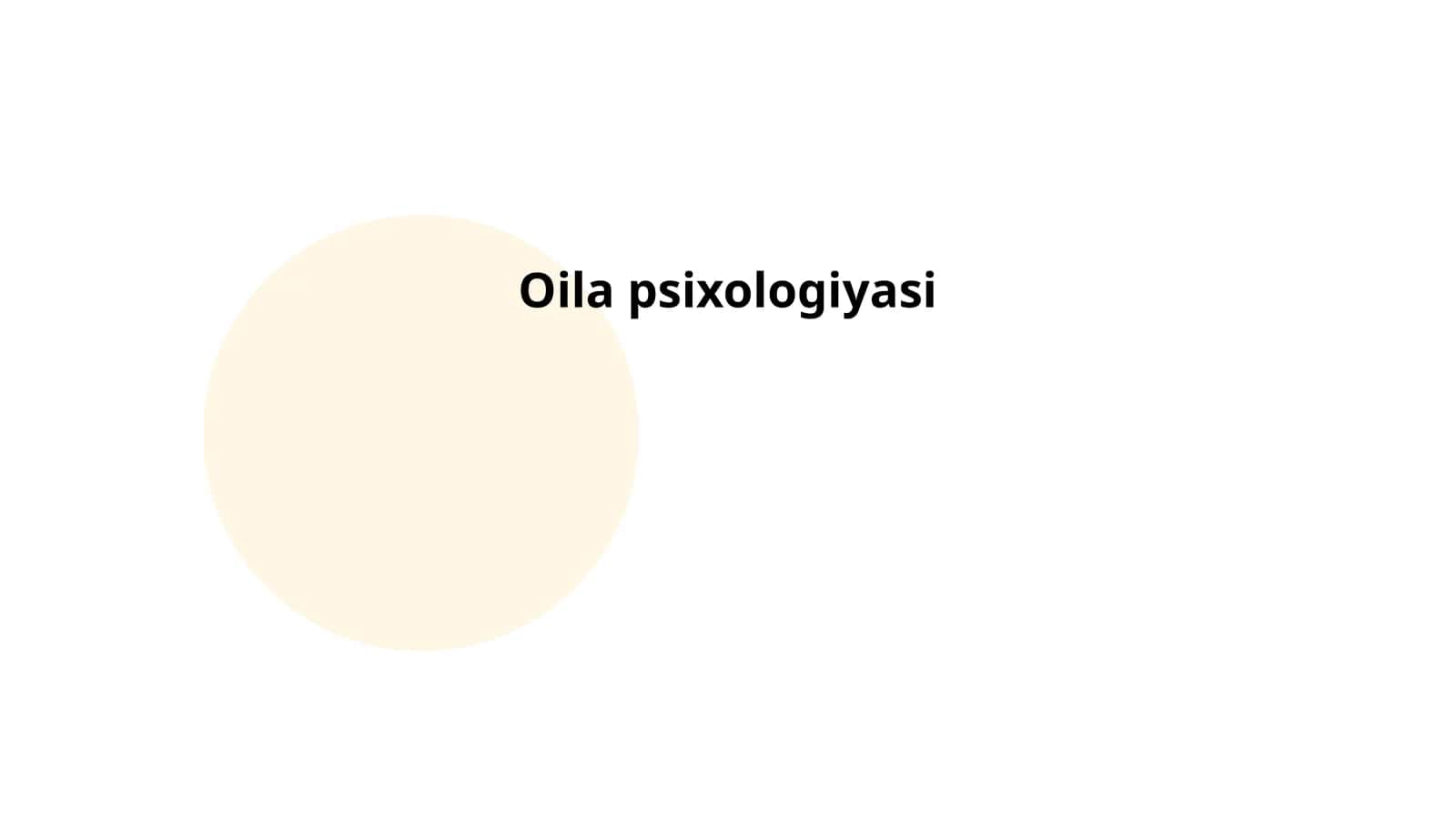Oila psixologiyasi 1