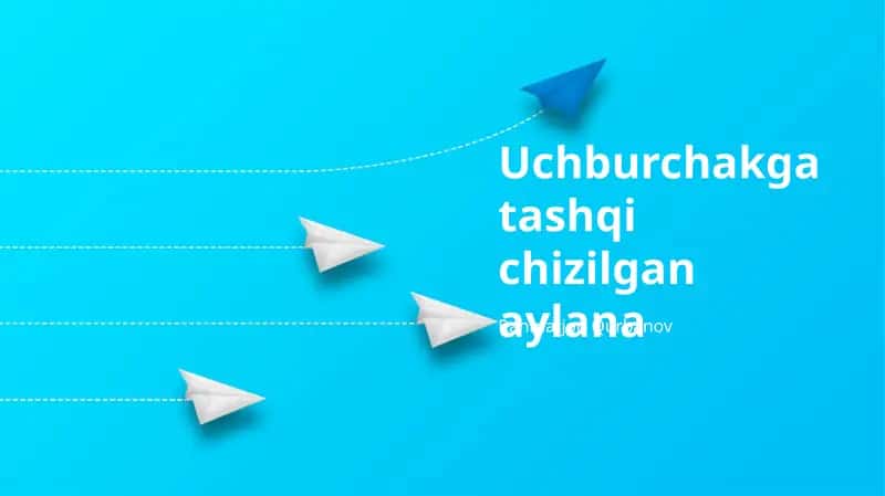 Uchburchakga tashqi chizilgan aylana 1