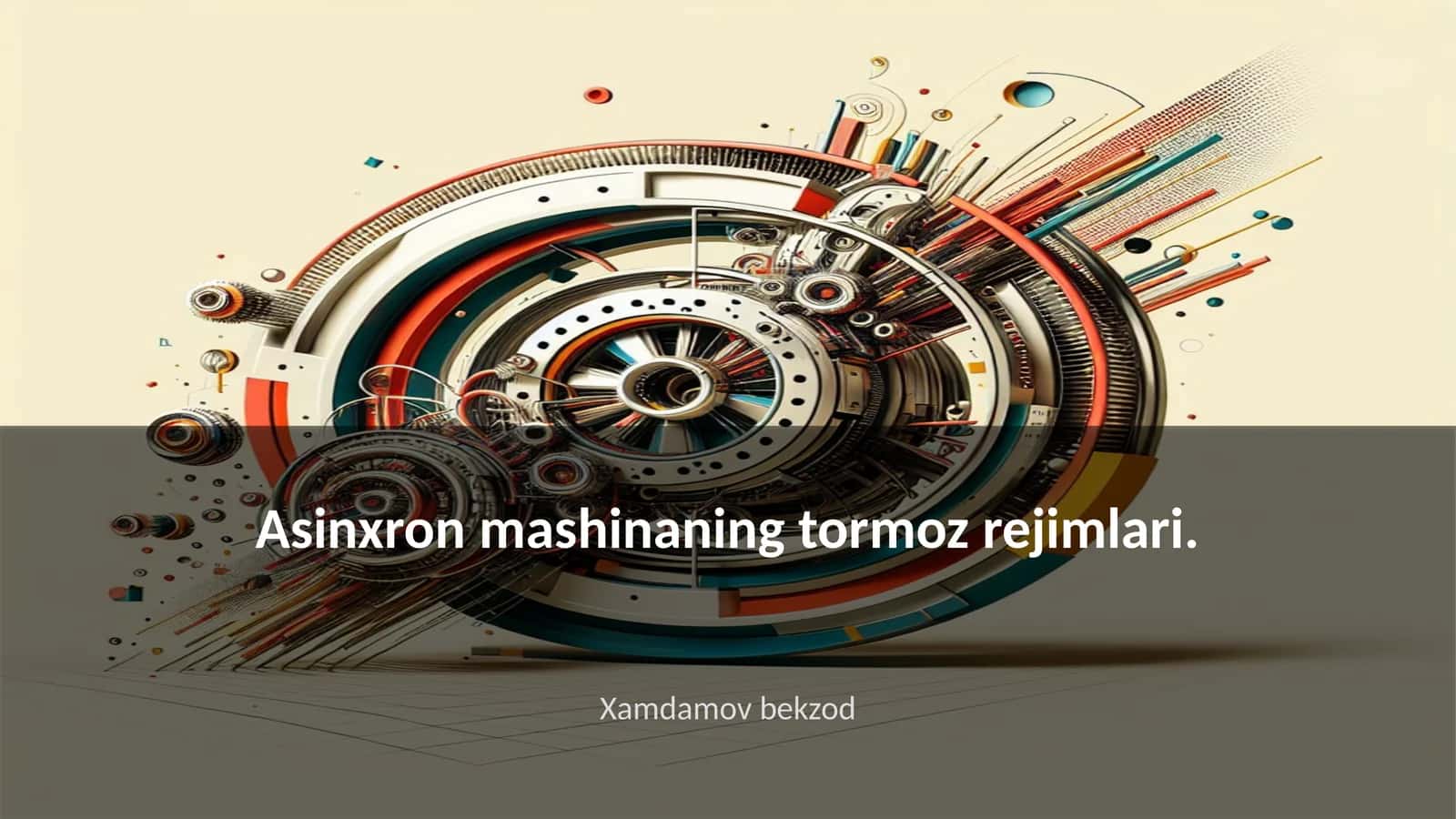 Asinxron mashinaning tormoz rejimlari 1