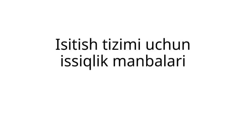 Quyoshli(gelio)isitishtizimi 1