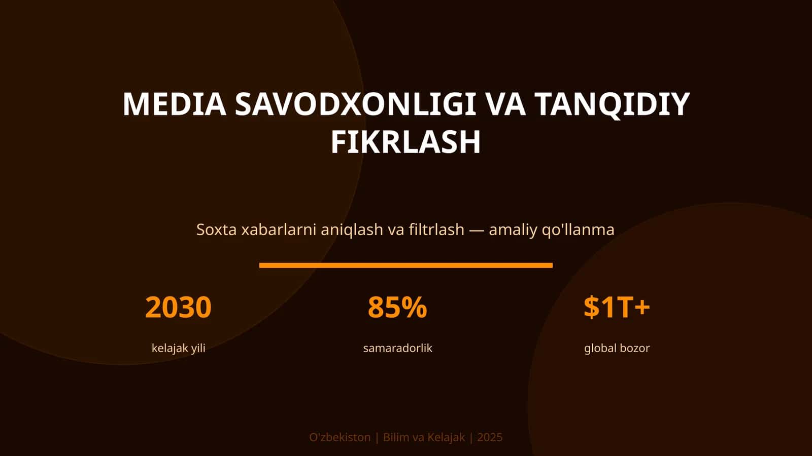 MEDIA SAVODXONLIGI VA TANQIDIY FIKRLASH 1
