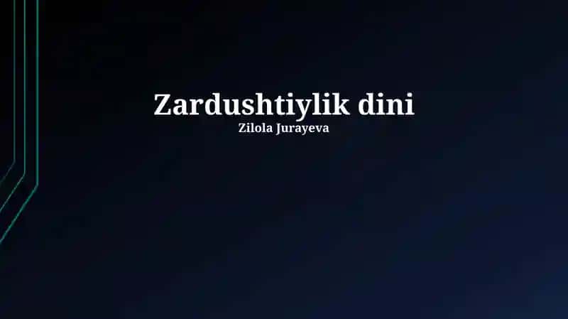 Zardushtiylik dini