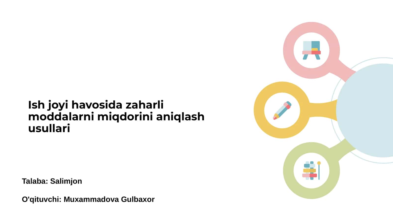 Havodagi zaharli moddalarni aniqlash usullari 1
