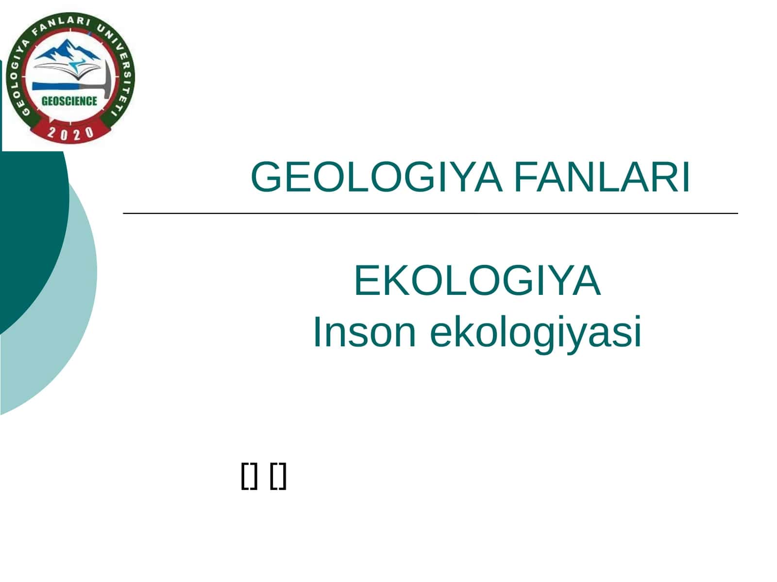 Inson ekologiyasi 1