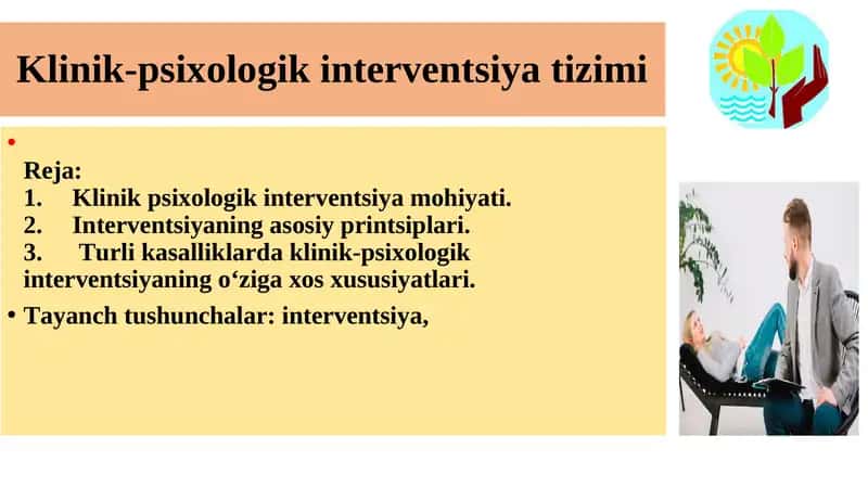 Klinik-psixologik interventsiya tizimi 1