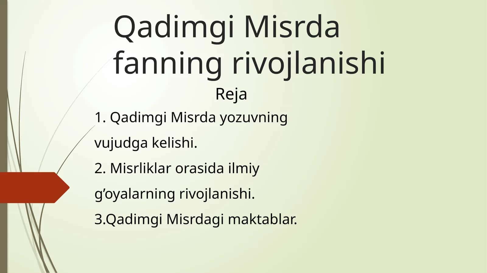 Qadimgi Misr dafanning rivojlanishi 1