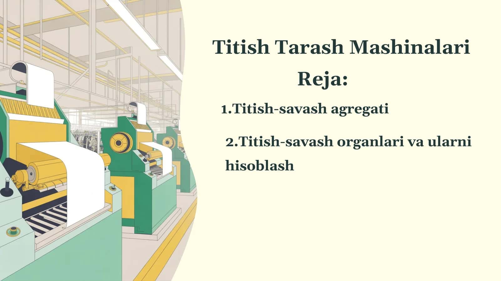 Titish Tarash Mashinalari 1