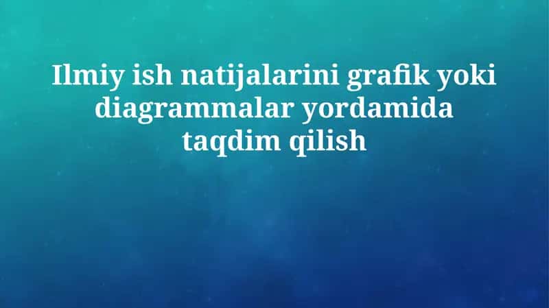 Grafiklar va Diagrammalarning Muhimligi va Turlari 1