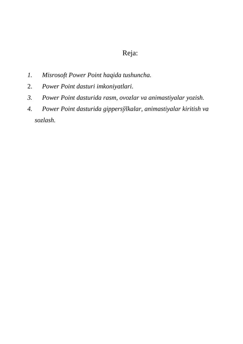 Misrosoft Power Point 1