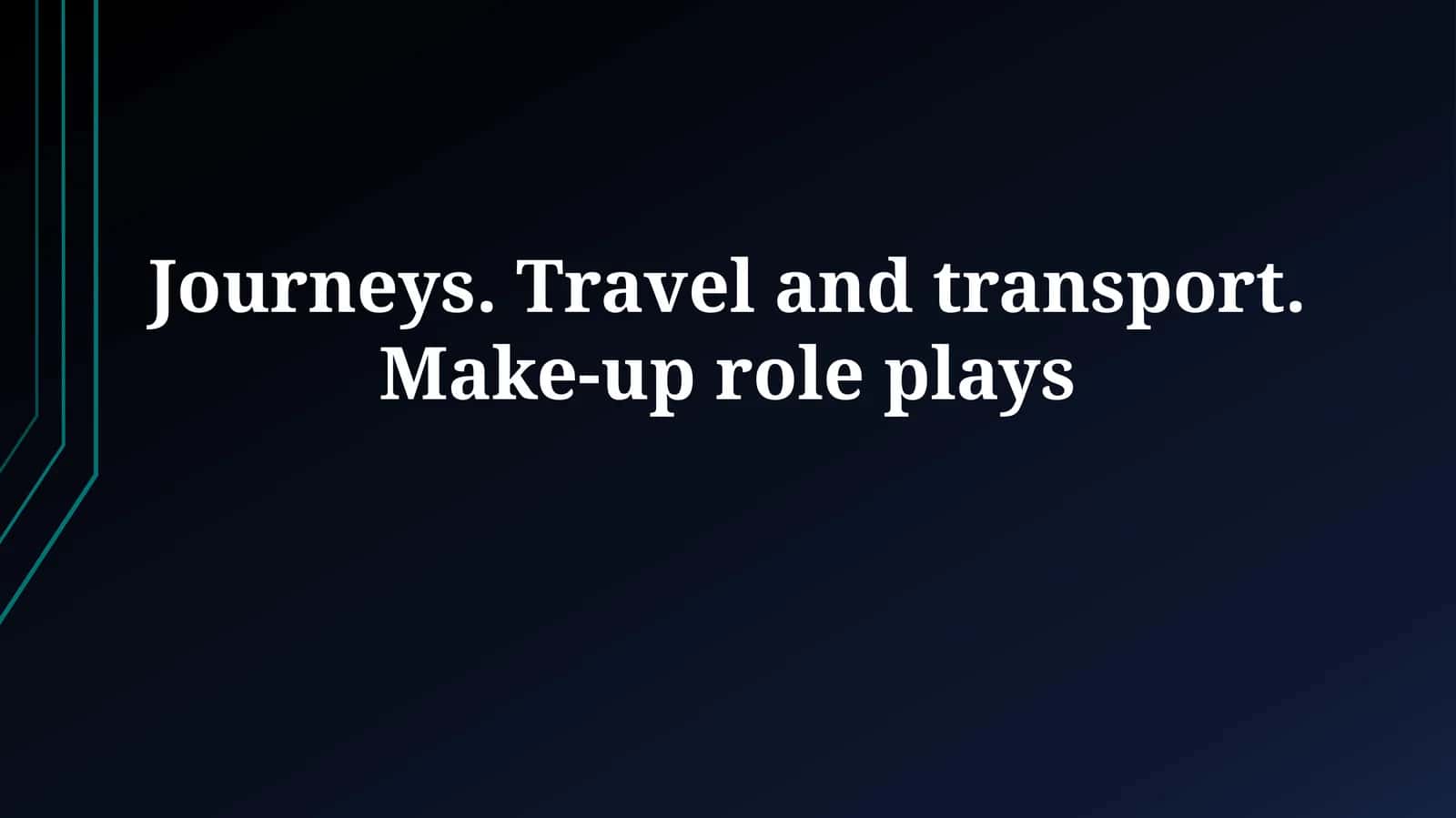 Essential Travel Vocabulary & Phrases 1