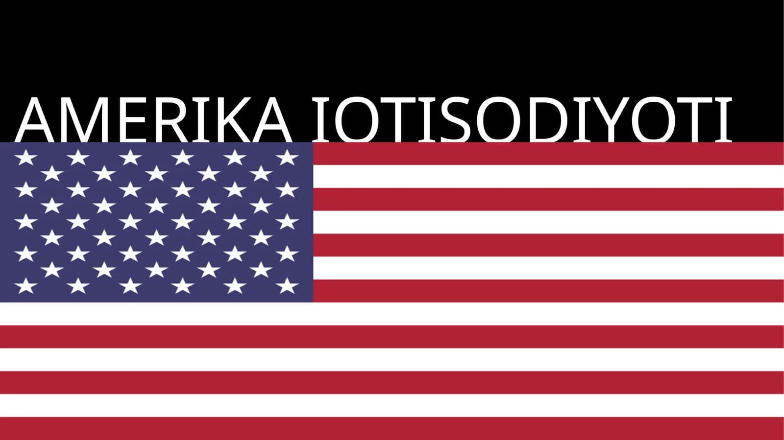AMERIKA IQTISODIYOTI 1