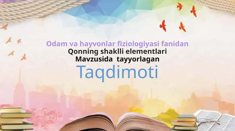 Qonning shaklli elementlari 1
