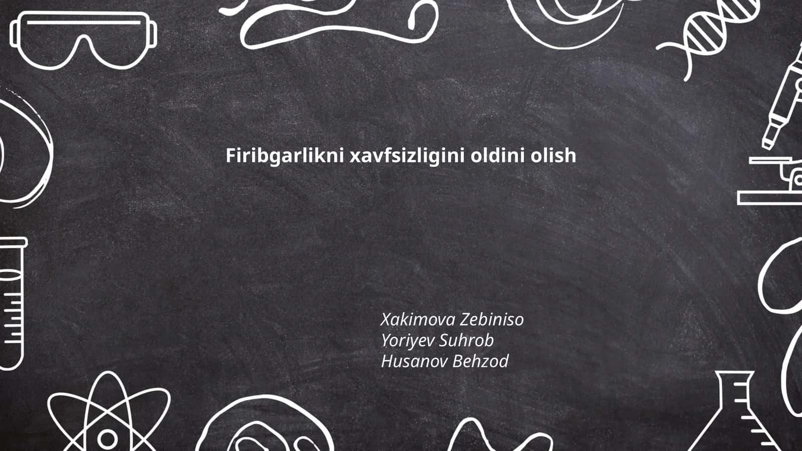 Yong'in xavfsizligi qoidalari 1