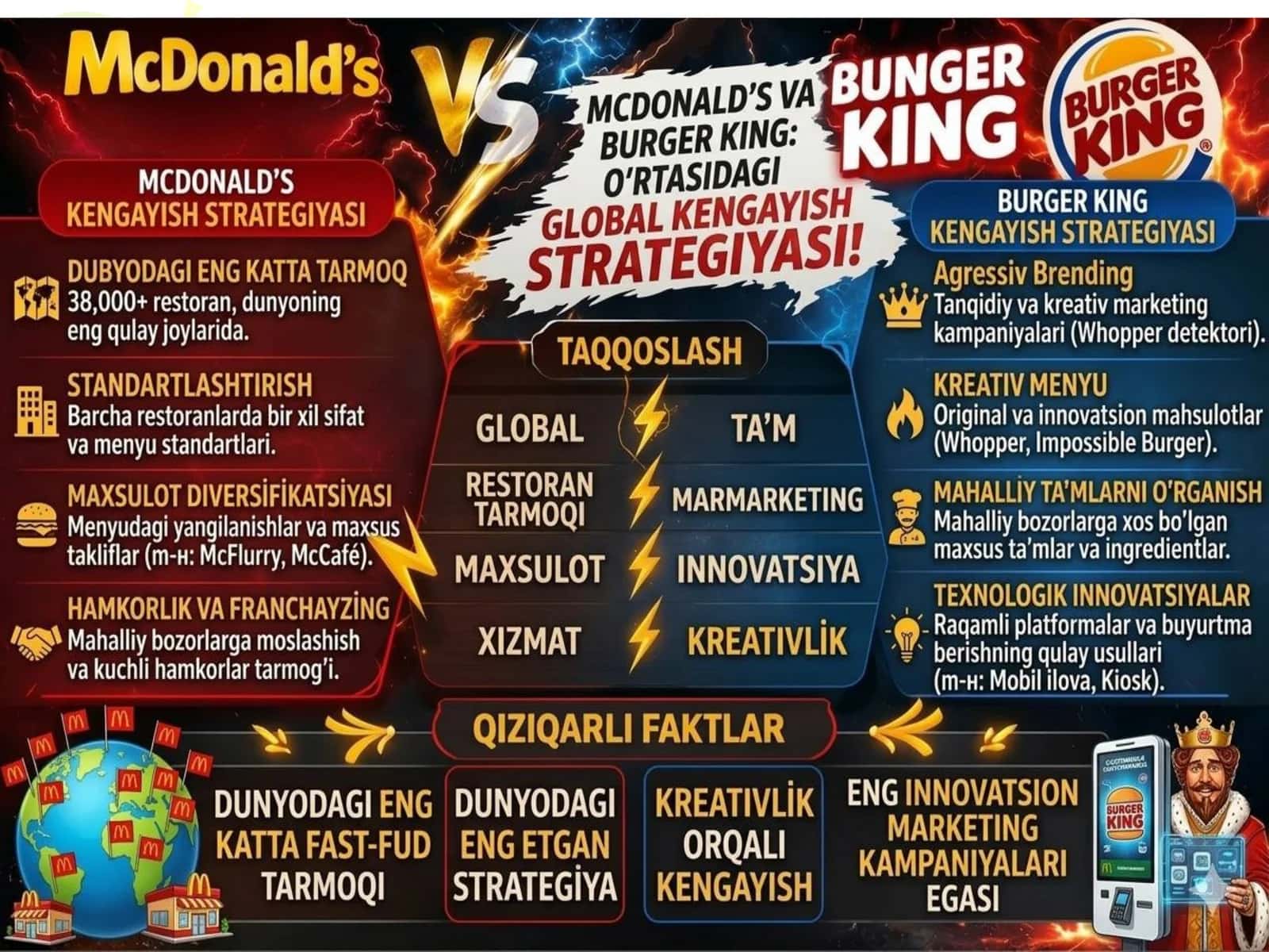McDonald's va Burger king 1