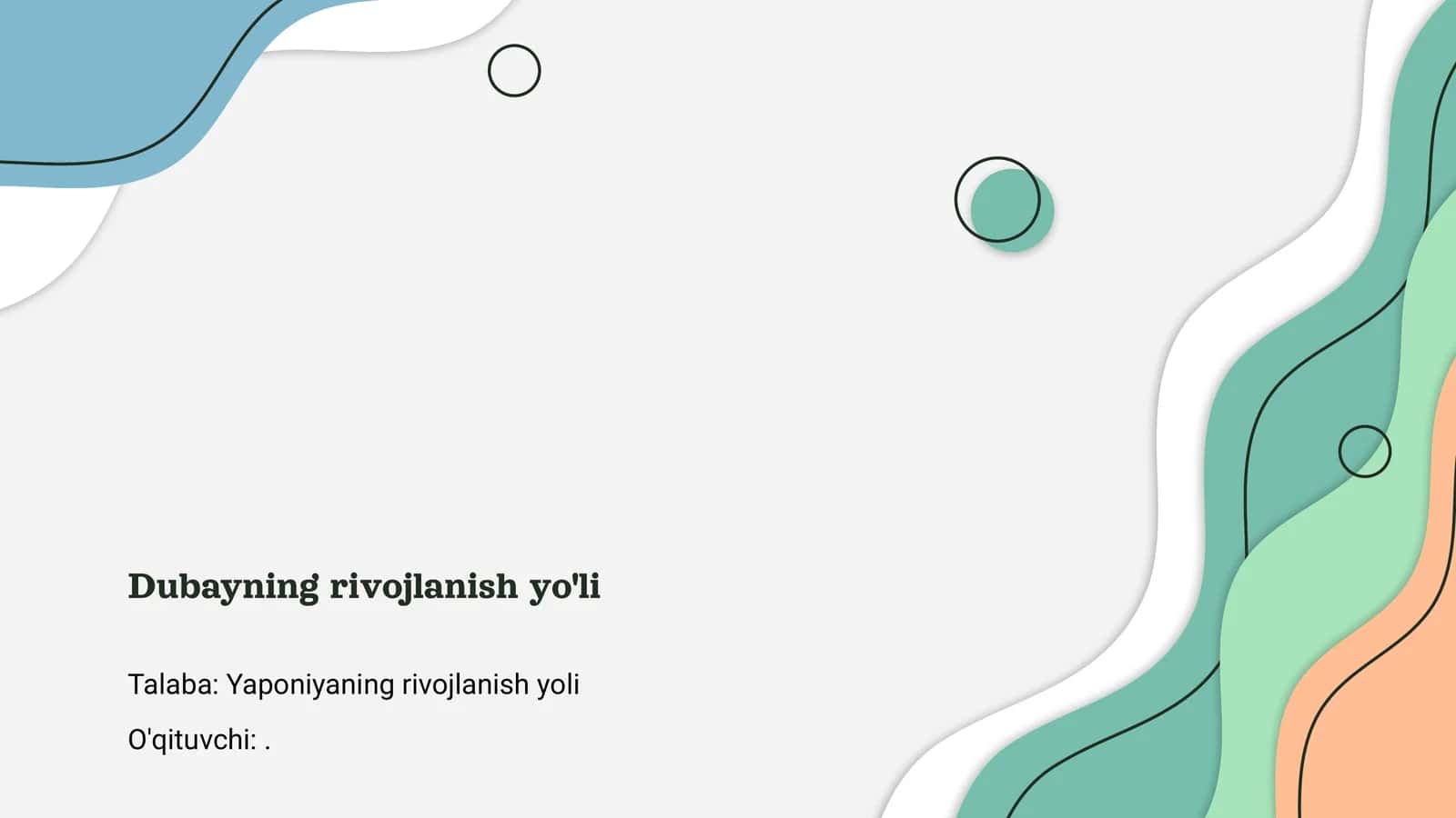 Dubayning rivojlanish yo'li 1