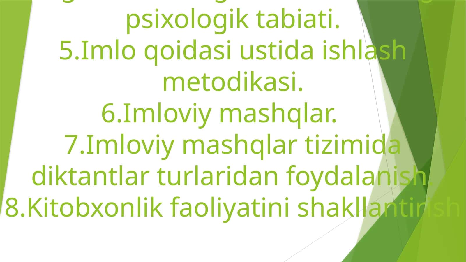 Boshlang‘ich sinflarda sintaktik tushunchalar ustida ishlash metodikasi 1