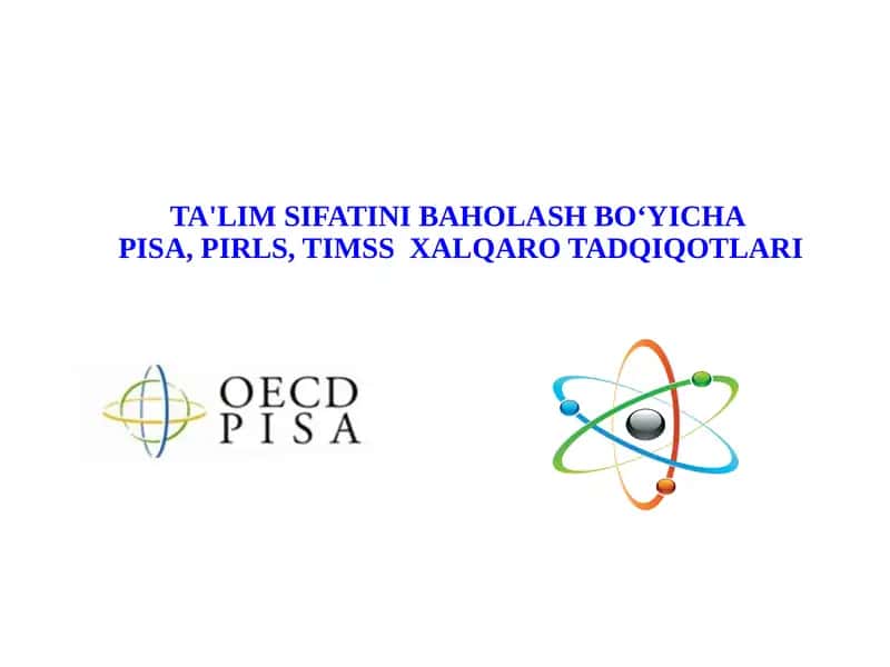 TIMSS XALQARO TADQIQOTLARI 1