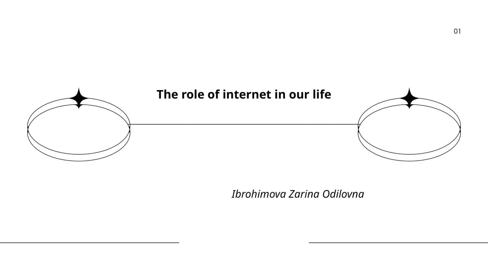 The role of internet in our life 1