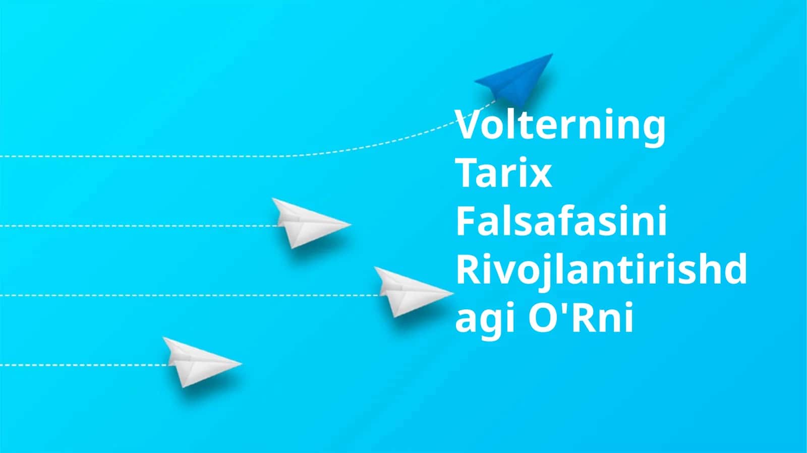 Volterning Tarix Falsafasini Rivojlantirishdagi O'Rni 1