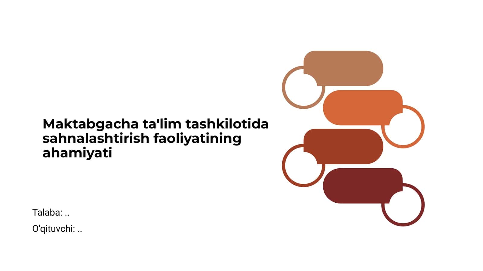 Maktabgacha ta'lim tashkilotida sahnalashtirish faoliyatining ahamiyati 1