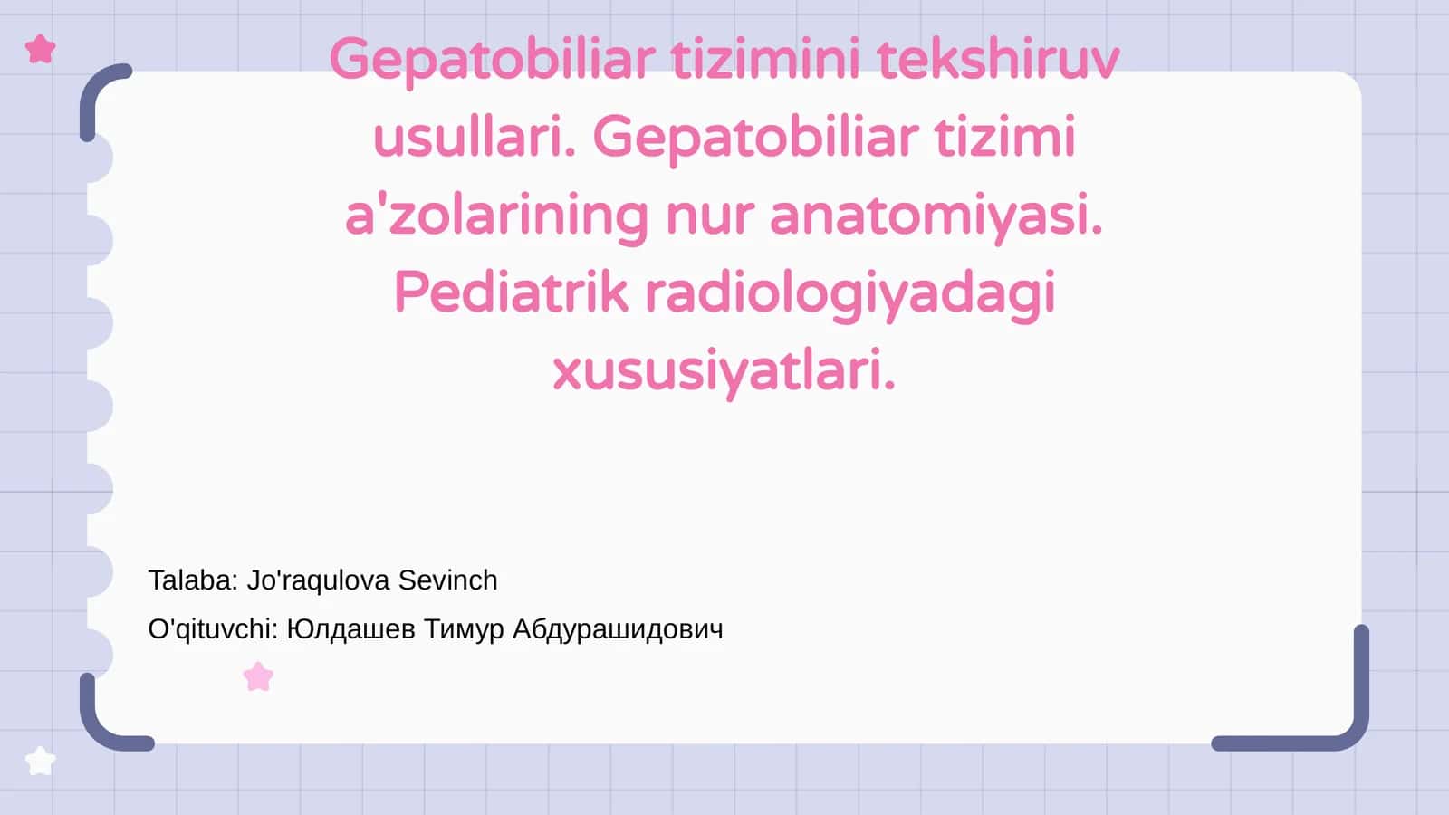 Gepatobiliar tizimini tekshiruv usullari 1