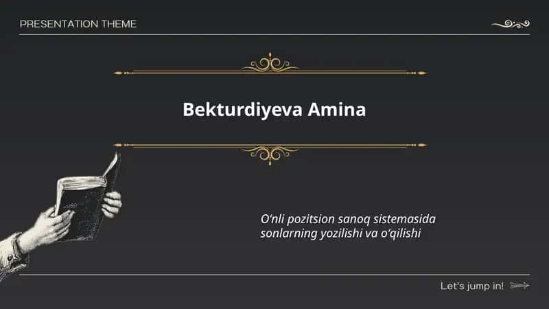 Bekturdiyeva Amina 1