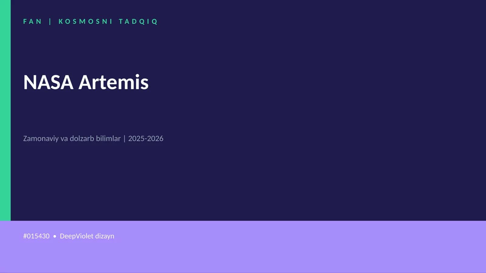 KOSMOSNI TADQIQ 1