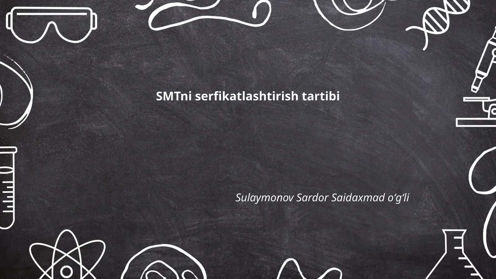 Sertifikatlashtirish tartibi 1