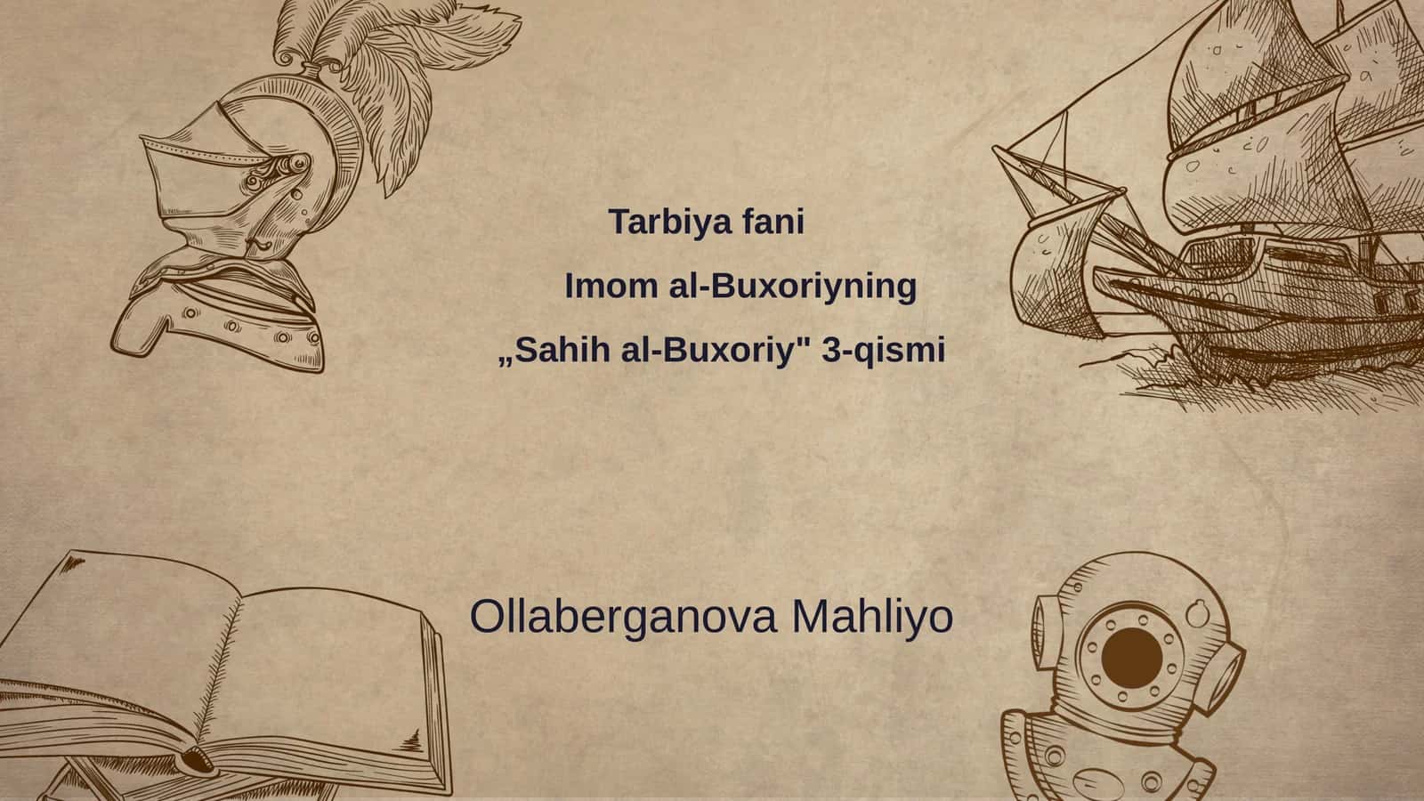 Tarbiya fani 1