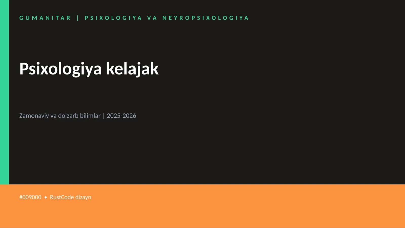 Psixologiya kelajak 1