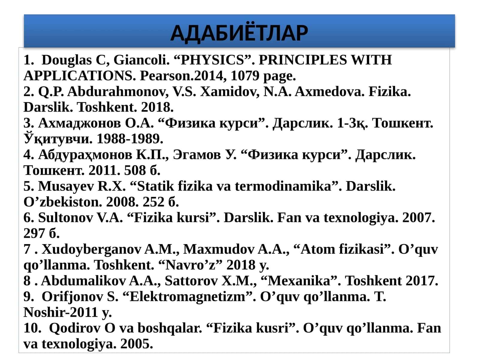 Fizika kursi 1