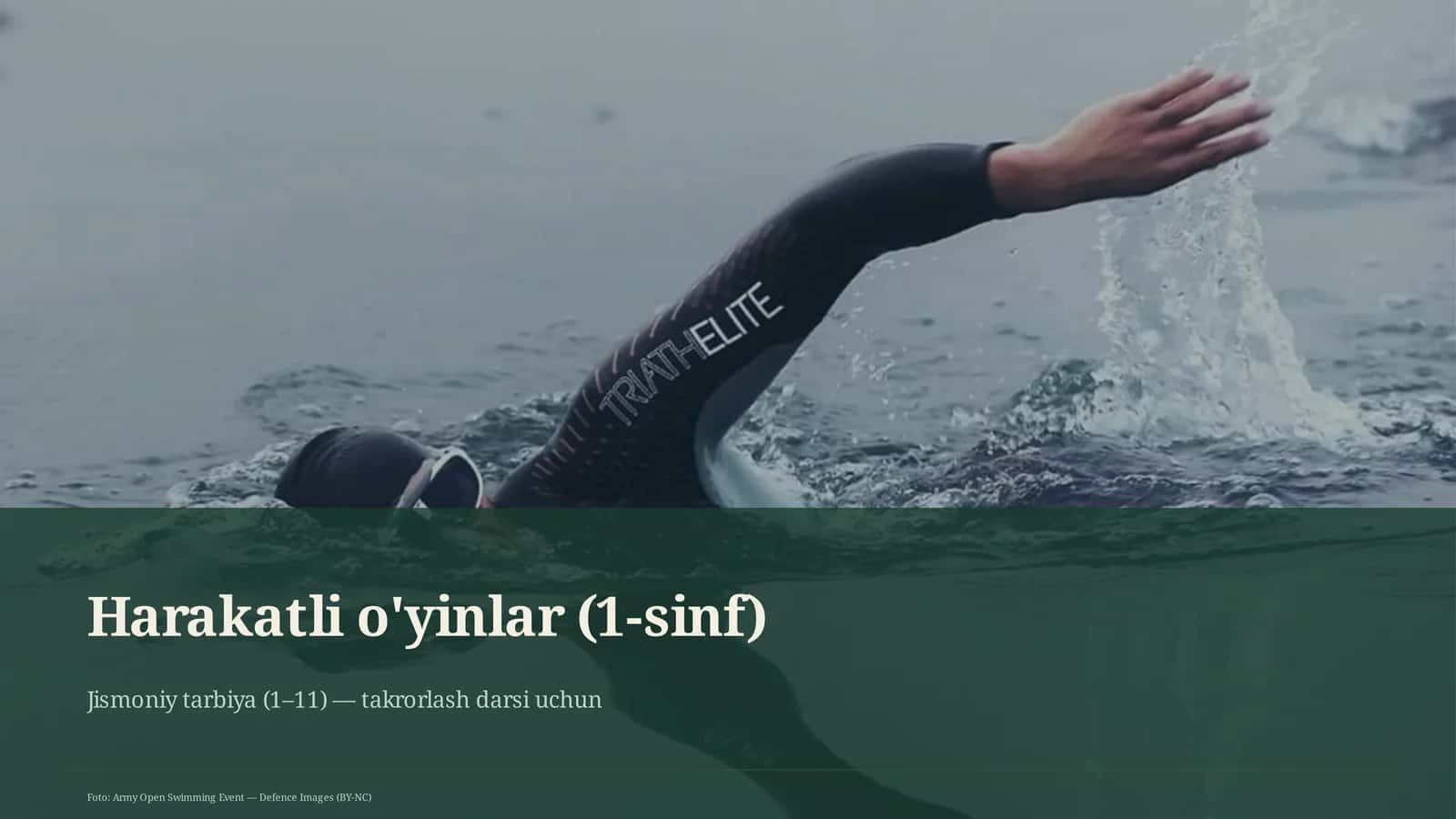 Harakatli o'yinlar (1-sinf) 1