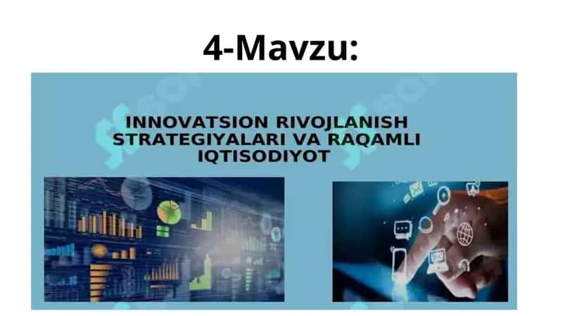 Innovatsion rivojlanish strategiyalari 1