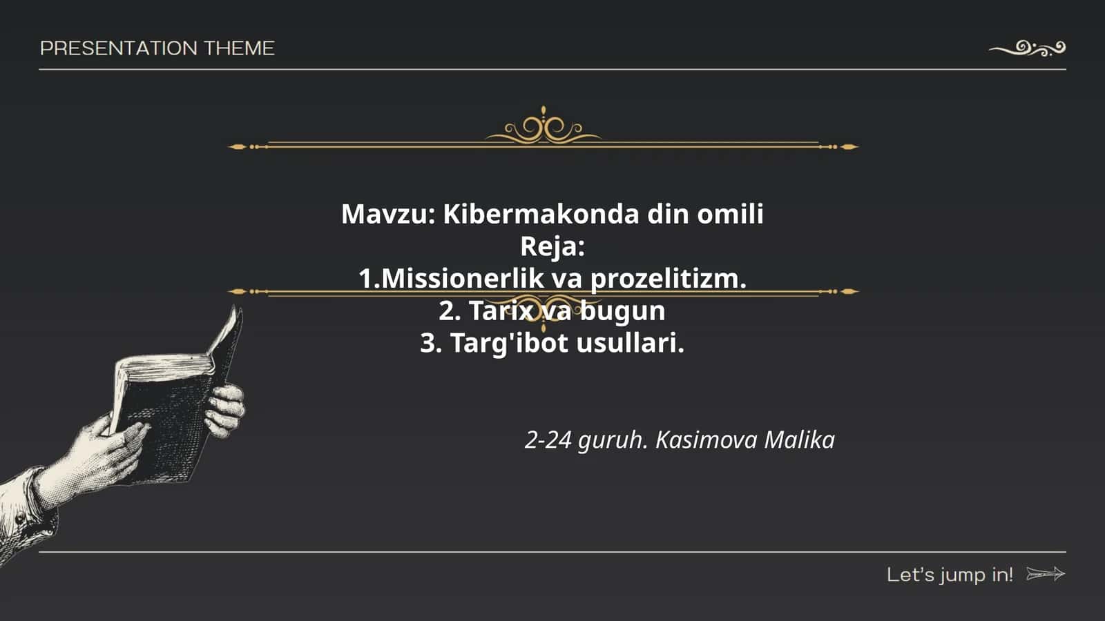 Kibermakonda din omili 1