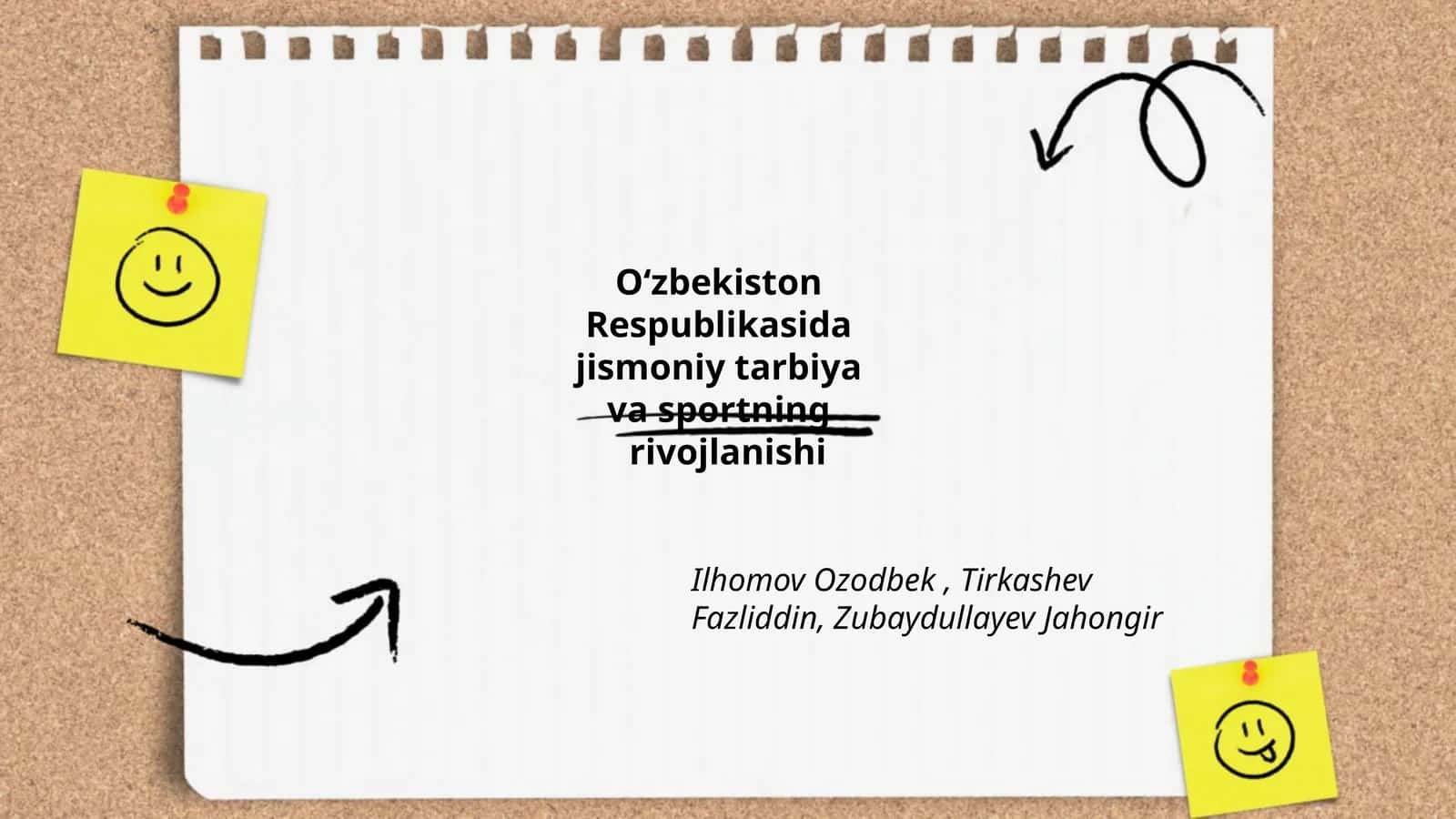Jismoniy tarbiya va sportning O‘zbekistonda tarixi 1