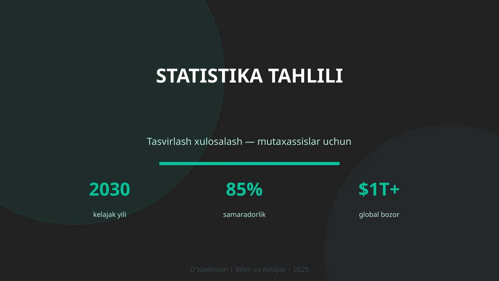 Statistika tahlili 1