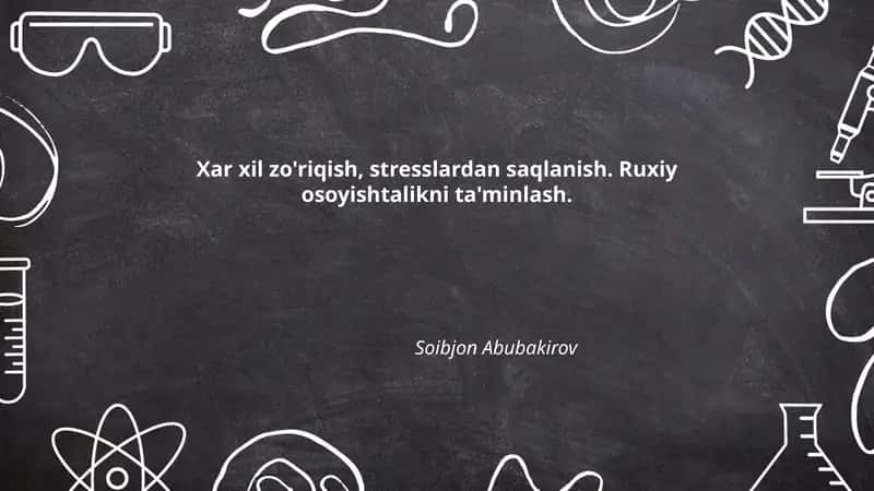 Stress boshqarish 1