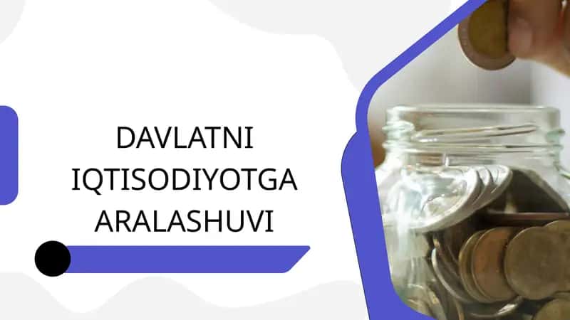 DAVLATNI IQTISODIYOTGA ARALASHUVI 1