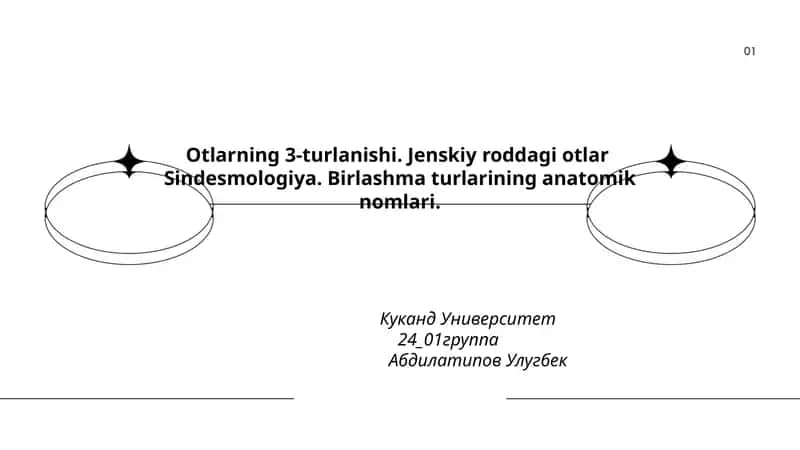 Otlarning 3-turlanishi. Jenskiy roddagi otlar 1