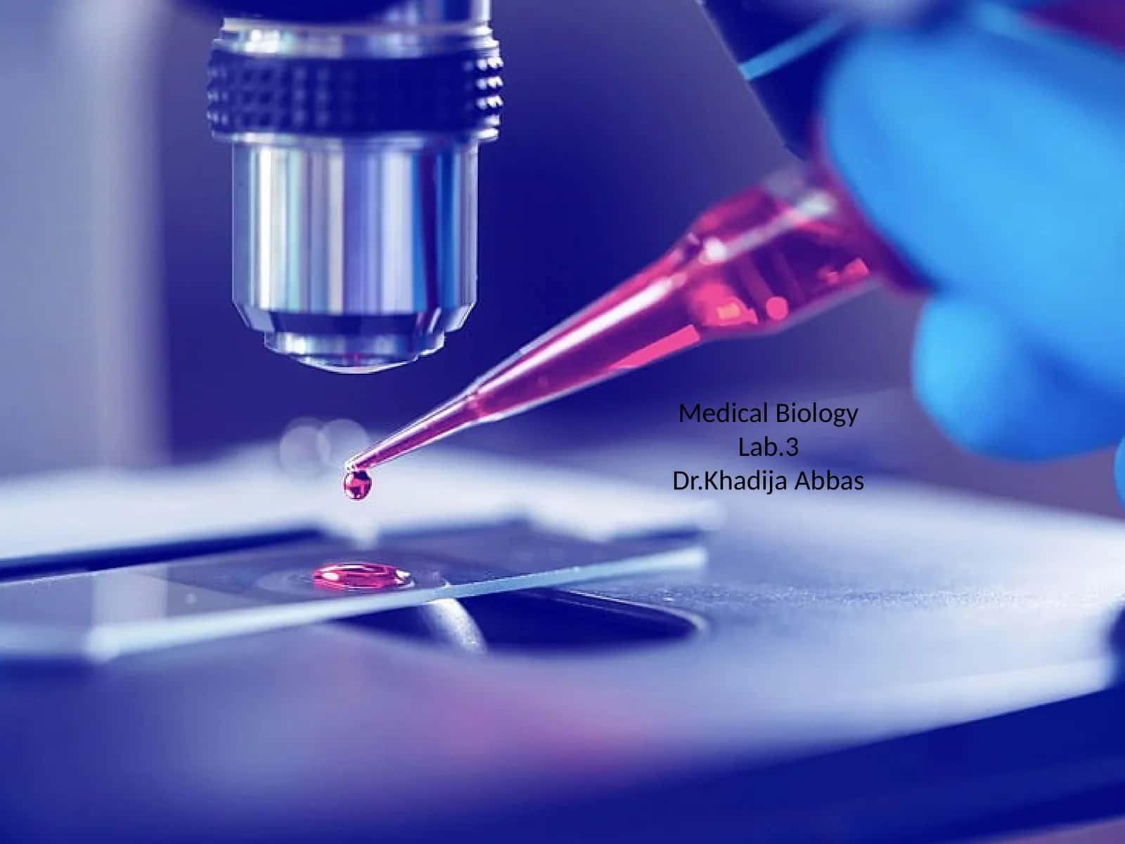 Medical Biology Lab.3 1