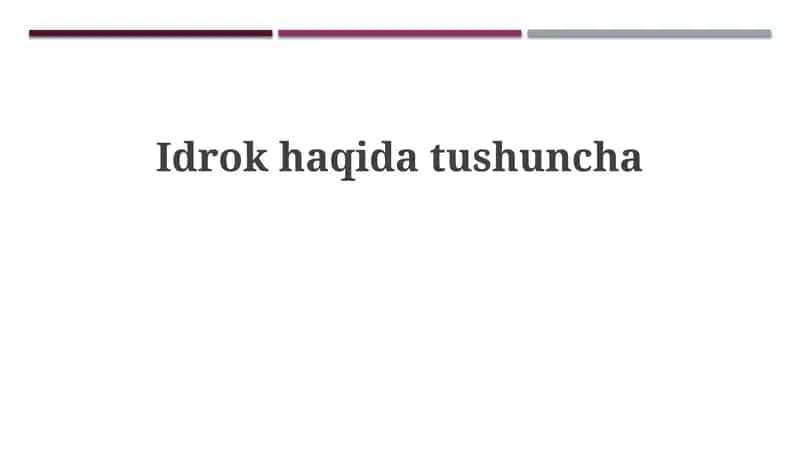 Intellektning ta'rifi 1
