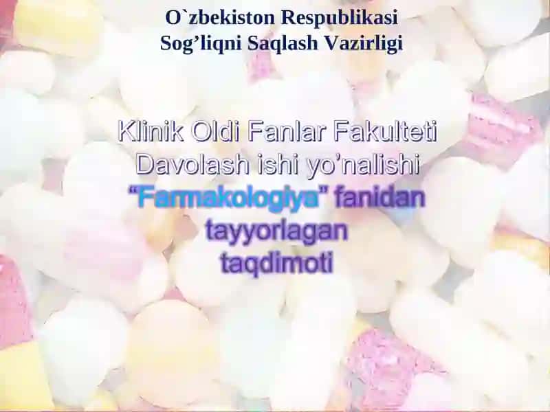 Farmakologiya