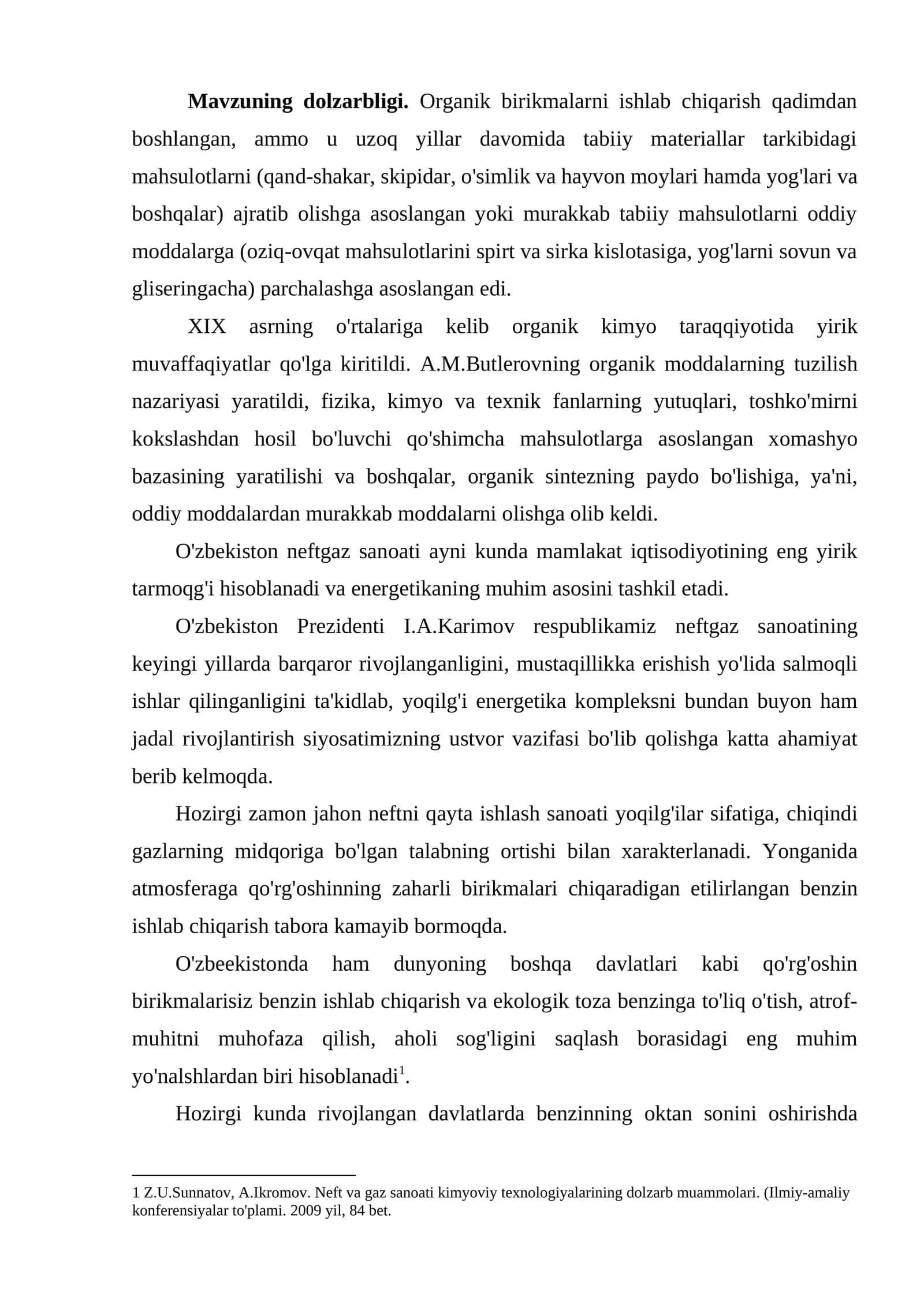 Organik kimyo 1