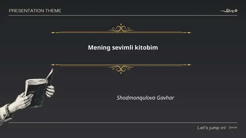 Mening sevimli kitobim 1