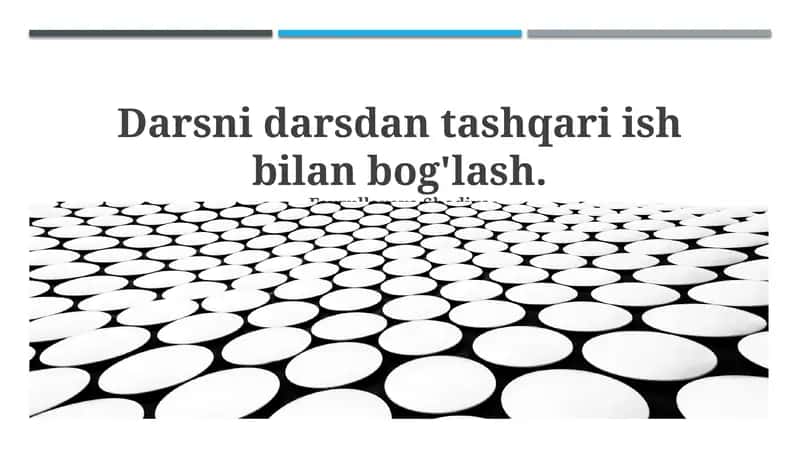 Dars mavzusiga mos qo'shimcha mashg'ulotlarni tanlash 1